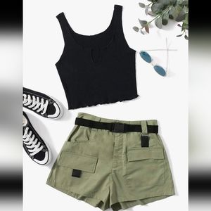 Shorts and tank top set